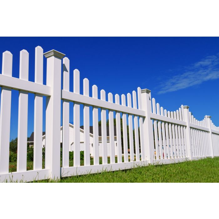3' Tall x 4' Wide Scalloped Picket Fence Gate Kit