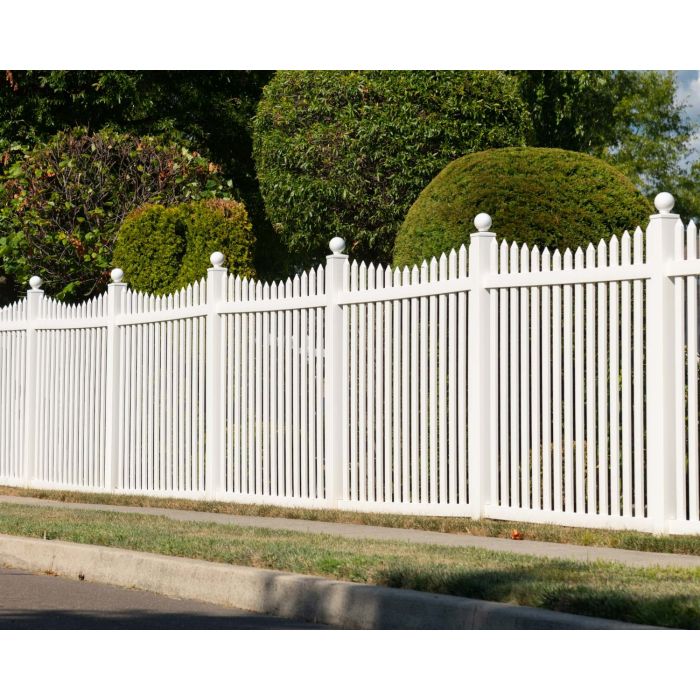 5' Tall Scalloped Picket Fence