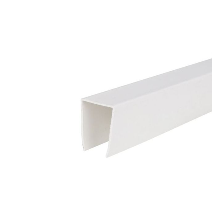 (2) U-Channel 1.02" x 1.379"  (If you split a panel you need 2 extra u-channel), White